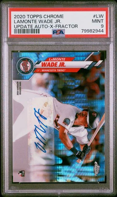 2020 Topps Chrome Update Lamonte Wade Jr. Autographs X-Fractor #LW card image