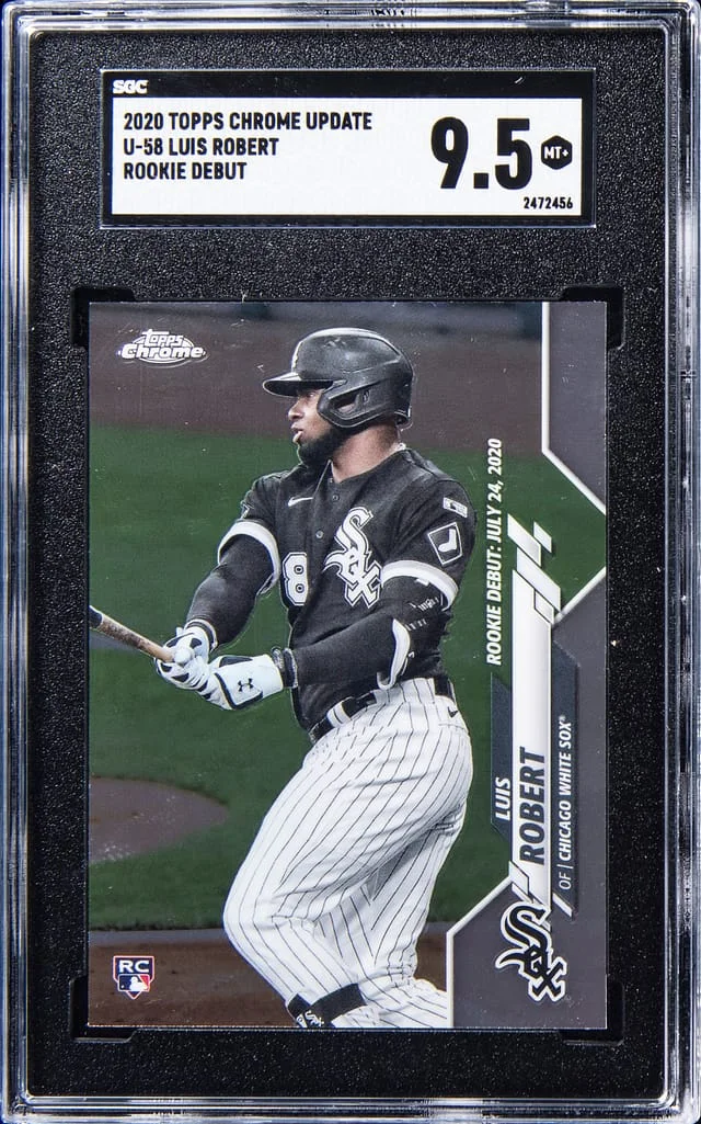 2020 Topps Chrome Update Luis Robert Pink Refractor #U-58 card image