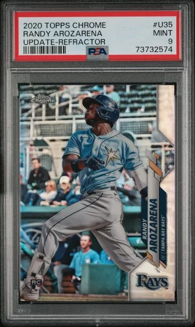 2020 Topps Chrome Update Randy Arozarena Refractor #U35 card image