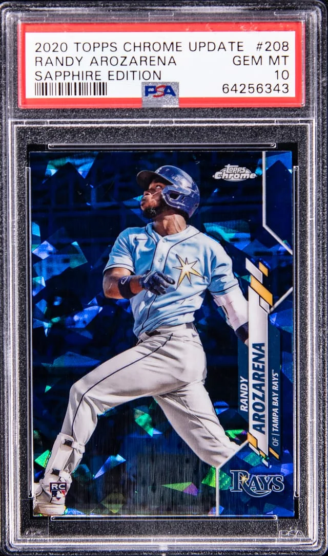 2020 Topps Chrome Update Sapphire Randy Arozarena Edition #U-208 card image