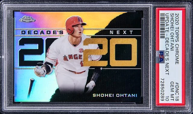 2020 Topps Chrome Update Shohei Ohtani Decade's Next #DNC-18 card image