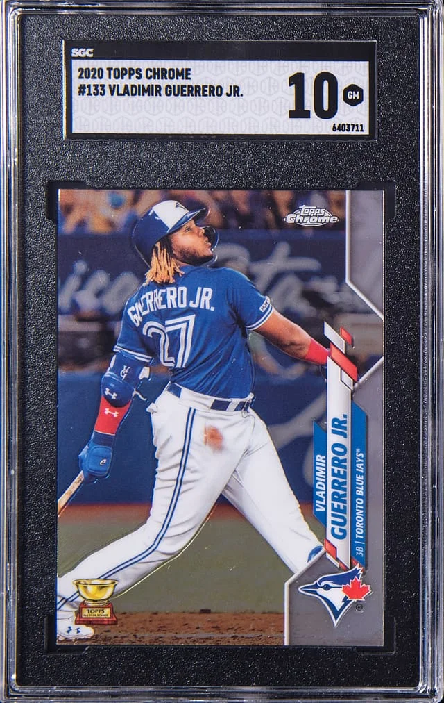 2020 Topps Chrome Vladimir Guerrero Jr Pink Refractor #133 card image