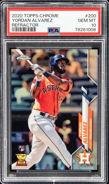 2020 Topps Chrome Yordan Alvarez Refractor #200 card image