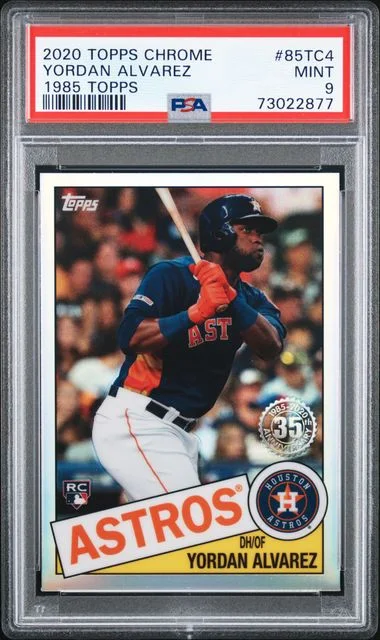 2020 Topps Chrome Yordan Alvarez 1985 Topps #85TC-4 card image