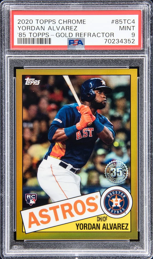 2020 Topps Chrome Yordan Alvarez 1985 Topps #85TC4 card image