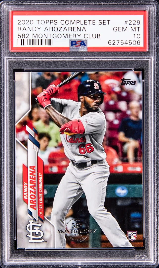 2020 Topps Complete Set Randy Arozarena Gold Stars #229 card image