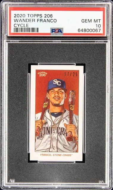 2020 Topps Cycle#206 Wander Franco #no-number card image