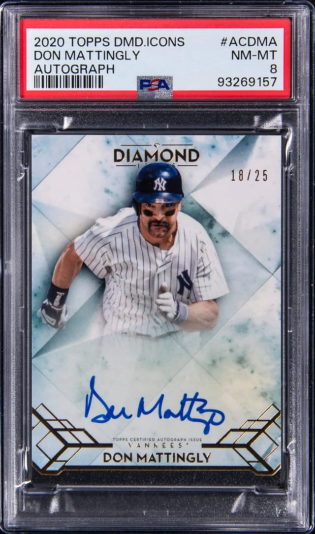 2020 Topps Don Mattingly Diamond Icons Autograph #AC-DMA card image