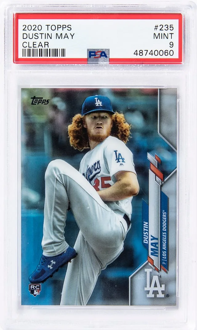 2020 Topps Dustin May Clear #235 card image