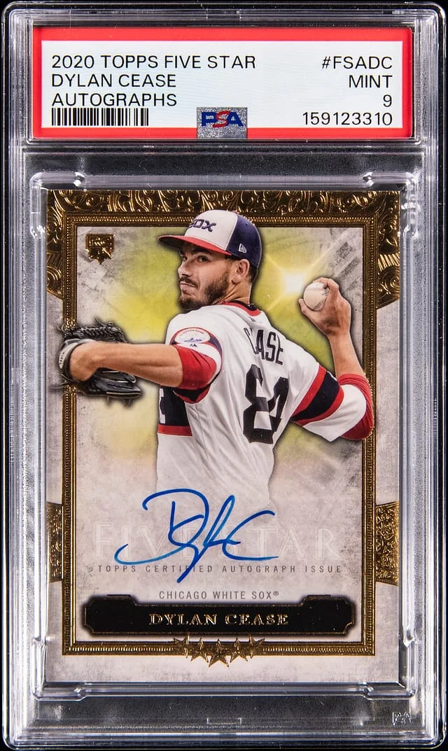 2020 Topps Dylan Cease Five Star Autographs #FSA-DC card image