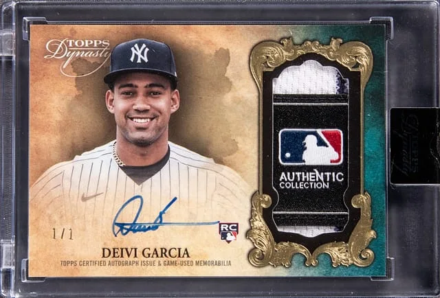2020 Topps Dynasty Deivi Garcia #DAP-DD2 card image