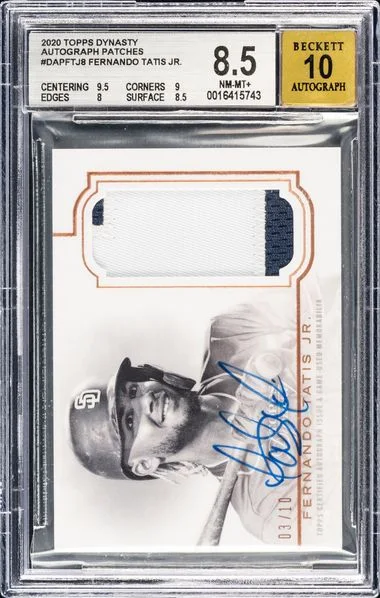 2020 Topps Dynasty Fernando Tatis Jr Autograph Patches #DAP-FTJ8 card image