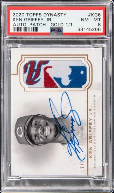 2020 Topps Dynasty Ken Griffey Jr. Autographed Patch Gold #DAG-KG6 card image