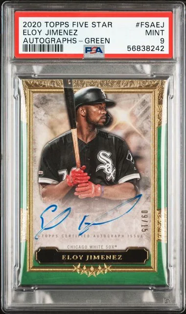 2020 Topps Eloy Jimenez Five Star Autographs Green #FSAEJ card image