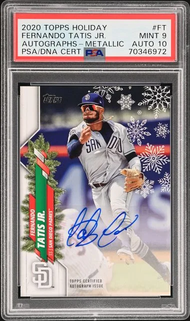 2020 Topps Fernando Tatis Jr. Holiday Autographs #FT card image