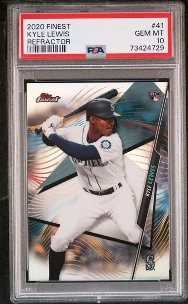 2020 Topps Finest Kyle Lewis Refractor #41 card image
