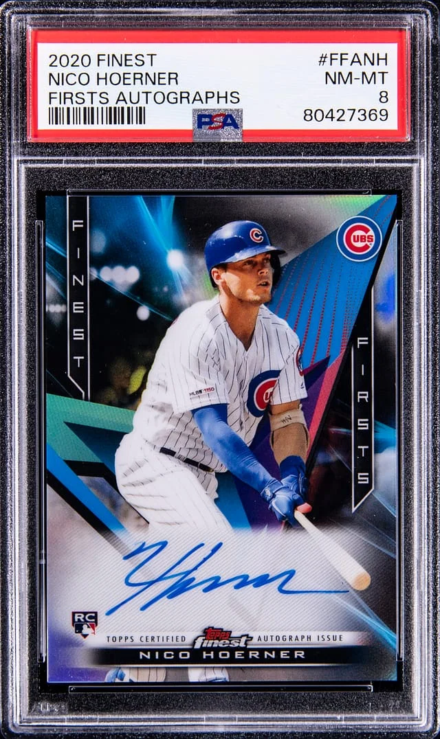 2020 Topps Finest Nico Hoerner First Autographs #FFA-NH card image