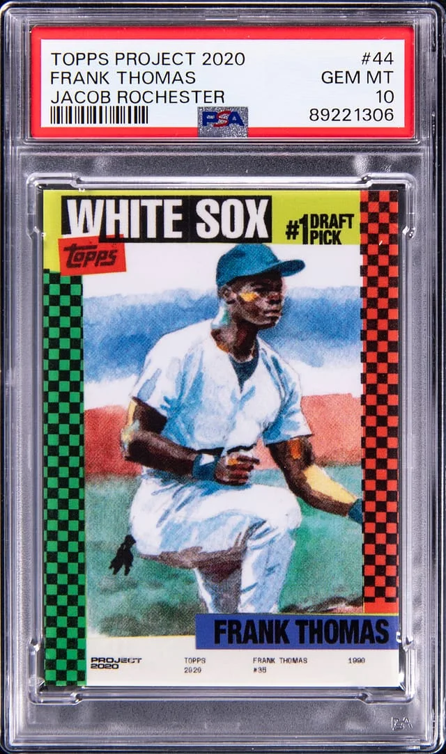 2020 Topps Frank Thomas Project 2020 Jacob Rochester #44 card image