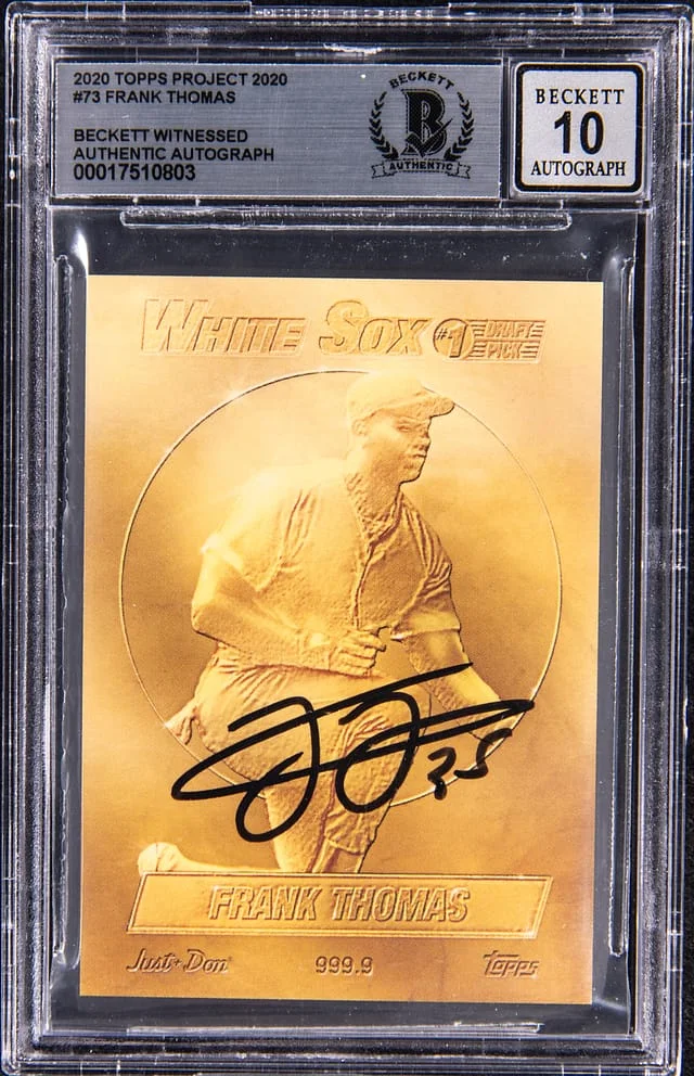 2020 Topps Frank Thomas Project 2020 #73 card image