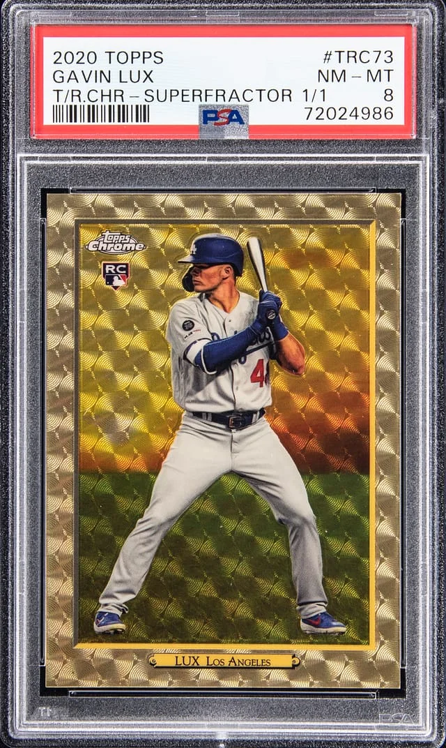 2020 Topps Gavin Lux Turkey Red Chrome Superfractor #TRC-73 card image