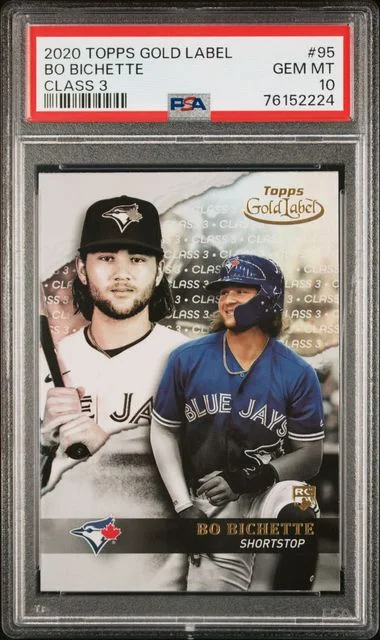 2020 Topps Gold Label Bo Bichette #95 card image