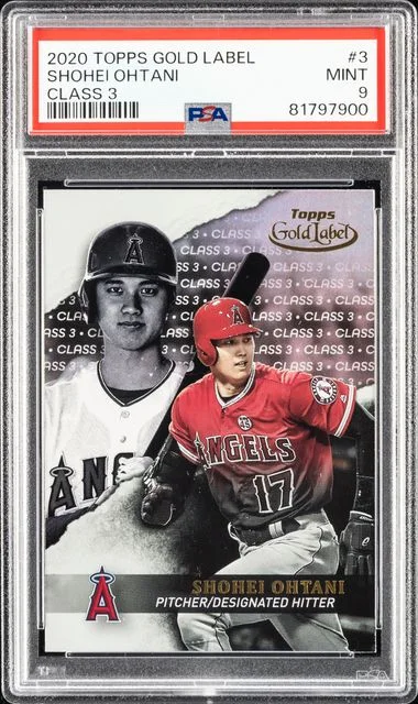 2020 Topps Gold Label Class 3 Shohei Ohtani #3 card image