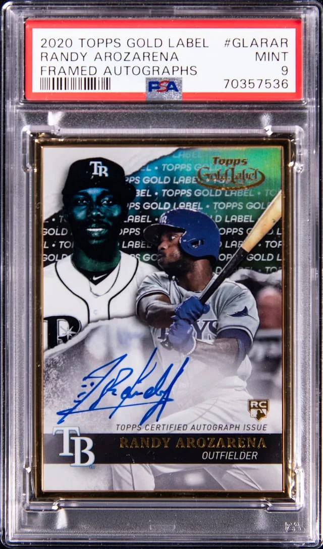 2020 Topps Gold Label Randy Arozarena Framed Autographs #GLA-RAR card image