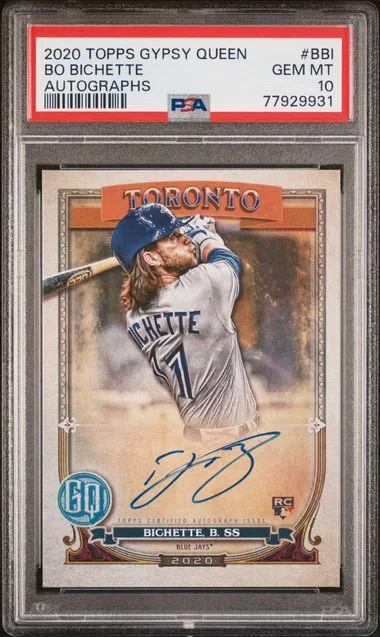 2020 Topps Gypsy Queen Autographs Bbi Bo Bichette #no-number card image