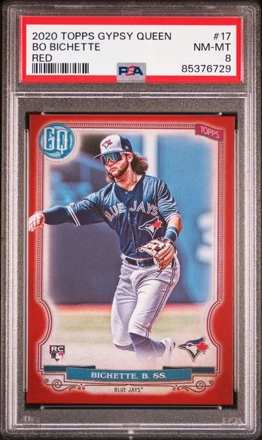 2020 Topps Gypsy Queen Bo Bichette Red #17 card image