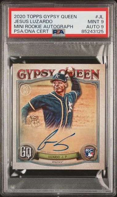 2020 Topps Gypsy Queen Jesus Luzardo Mini Autograph #JL card image