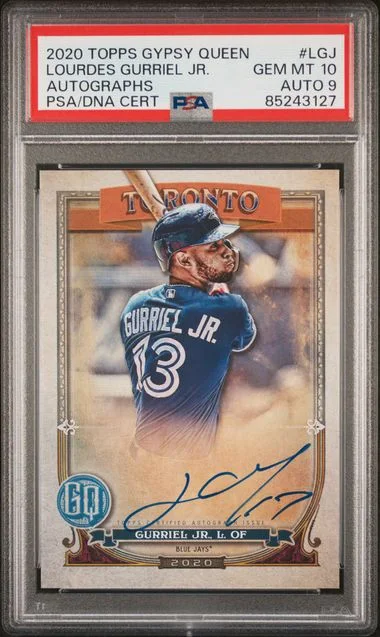 2020 Topps Gypsy Queen Lourdes Gurriel Jr. Autograph #LGJ card image