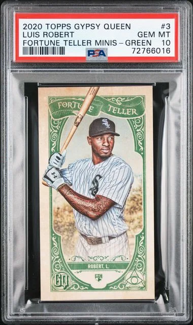 2020 Topps Gypsy Queen Luis Robert Fortune Teller Minis Green #3 card image