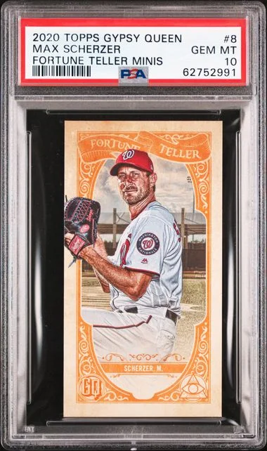 2020 Topps Gypsy Queen Max Scherzer Fortune Teller Minis #8 card image