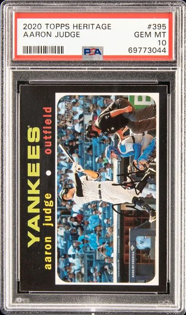 2020 Topps Heritage Aaron Judge #395 card image