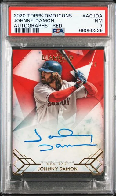 2020 Topps Johnny Damon Diamond Icons Autographs #ACJDA card image