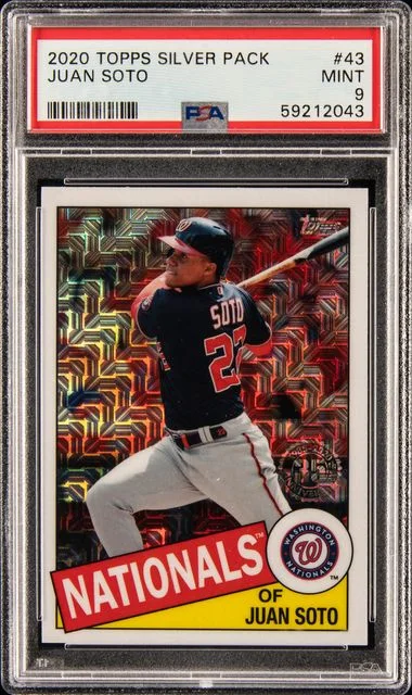 2020 Topps Juan Soto Silver Pack 1985 Chrome Promo #43 card image