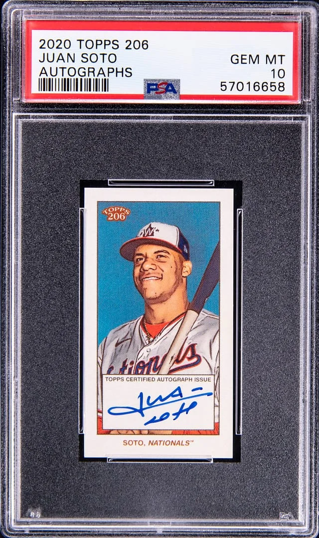 2020 Topps Juan Soto 206 Autographs #NNO card image