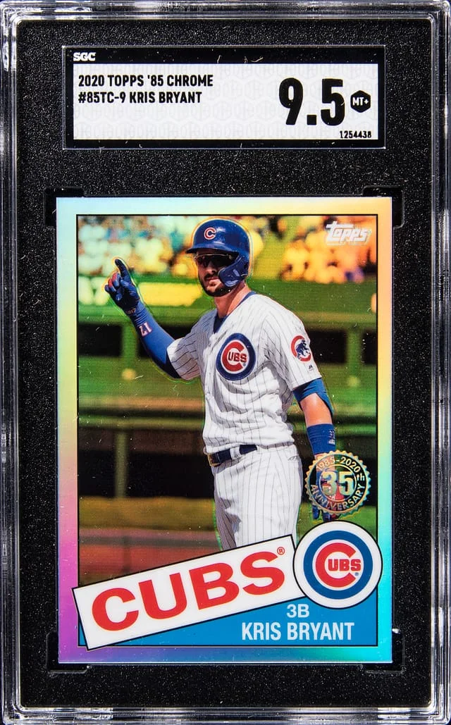 2020 Topps Kris Bryant 95 Chrome #85TC-9 card image