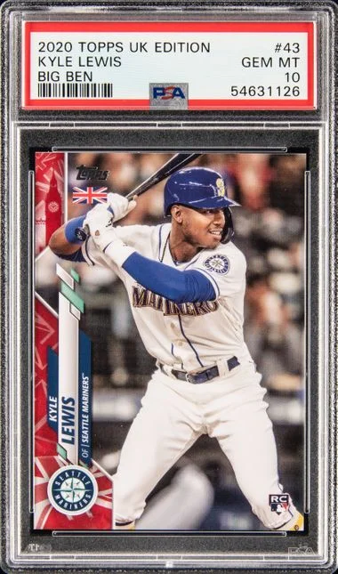 2020 Topps Kyle Lewis UK Edition Big Ben #43 card image