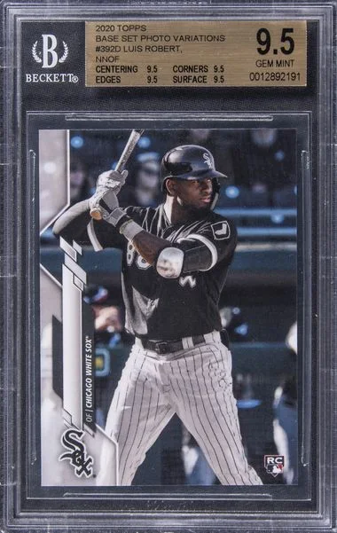2020 Topps Luis Robert Base Set Photo Variations #392D card image