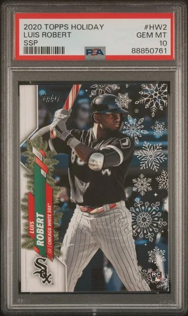 2020 Topps Luis Robert Holiday SSP #HW2 card image