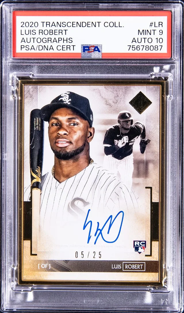 2020 Topps Luis Robert Transcendent Collection Autograph #TCA-LR card image