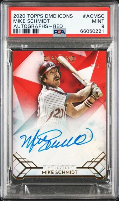 2020 Topps Mike Schmidt Diamond Icons Autographs #ACMSC card image