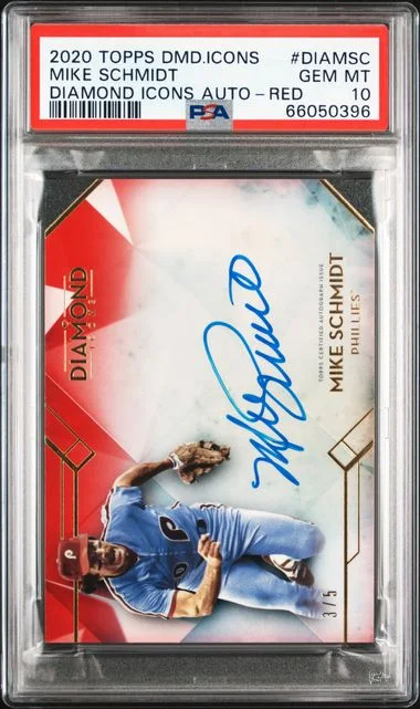 2020 Topps Mike Schmidt Diamond Icons Diamond Icons Autographs #DIAMSC card image