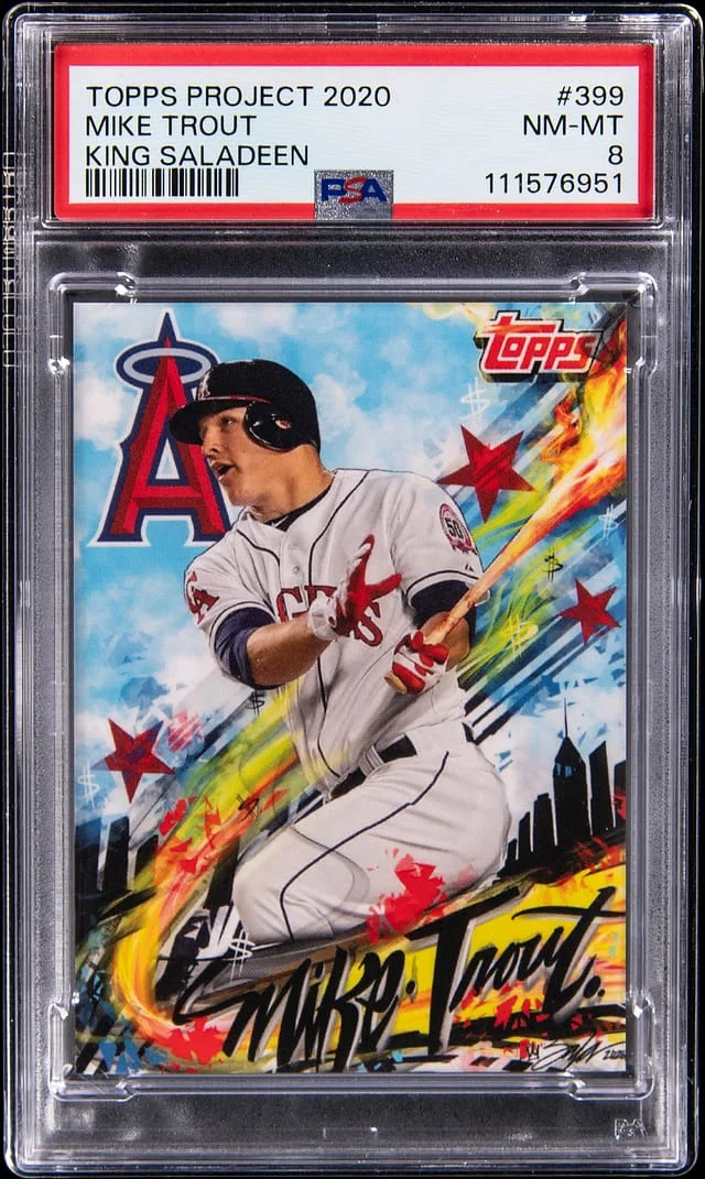 2020 Topps Mike Trout Project 2020 King Saladeen #399 card image