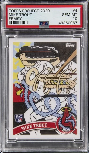 2020 Topps Mike Trout Project 2020 Ermsy #4 card image