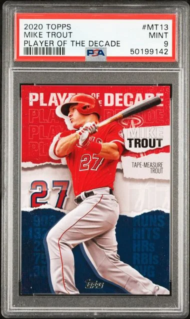 2020 Topps Mike Trout Player Of The Decade #MT13 card image
