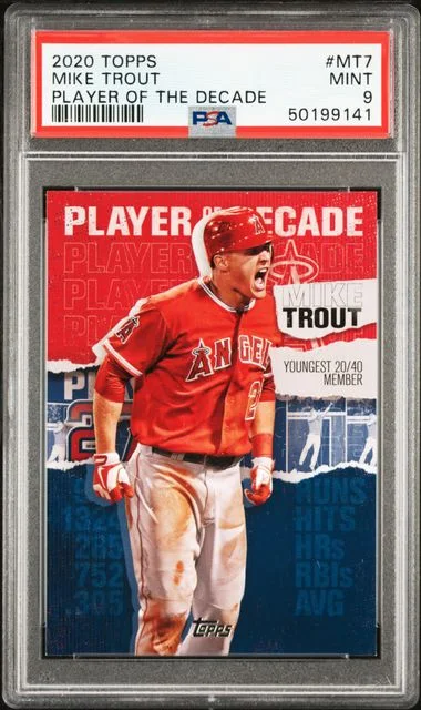 2020 Topps Mike Trout Player Of The Decade #MT7 card image