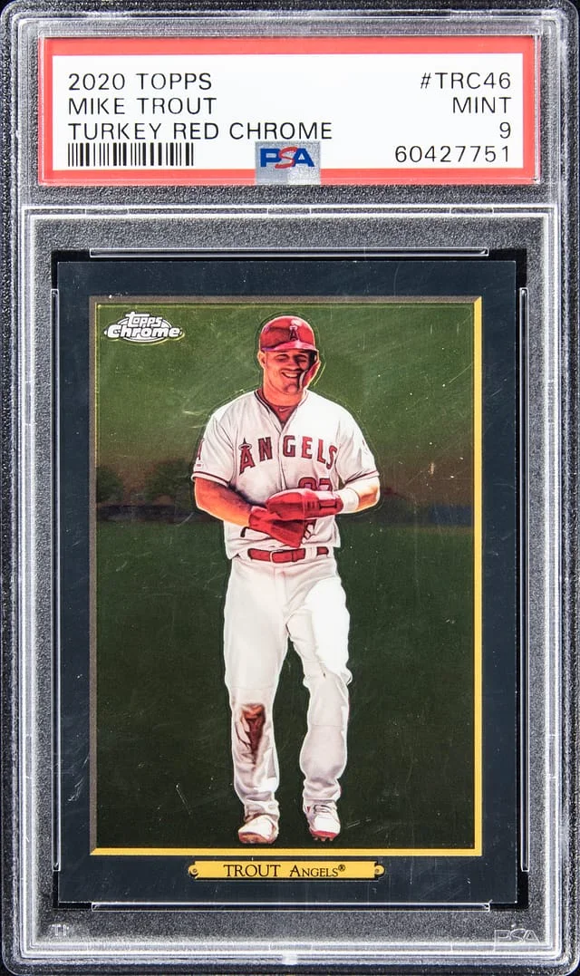 2020 Topps Mike Trout Turkey Red Chrome #TRC46 card image