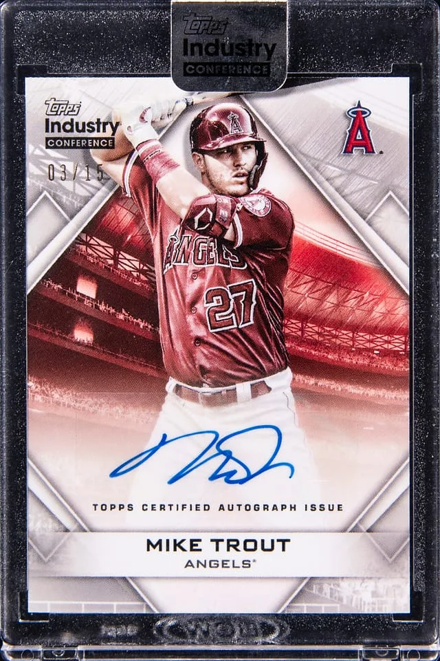 2020 Topps Mike Trout Industry Conference #TSUM-MT card image